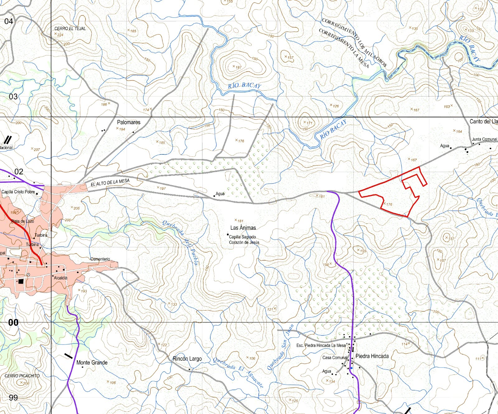 Imagen 4 – ubicación detallada de Canto del Llano